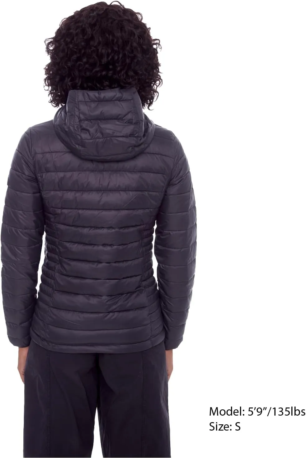 ALPINE NORTH Yoho Womens Vegan Down Packable Puffer-Lightweight, Weather-Resistant Jacket With Hood For Women with Carry Bag