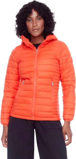 ALPINE NORTH Yoho Womens Vegan Down Packable Puffer-Lightweight, Weather-Resistant Jacket With Hood For Women with Carry Bag