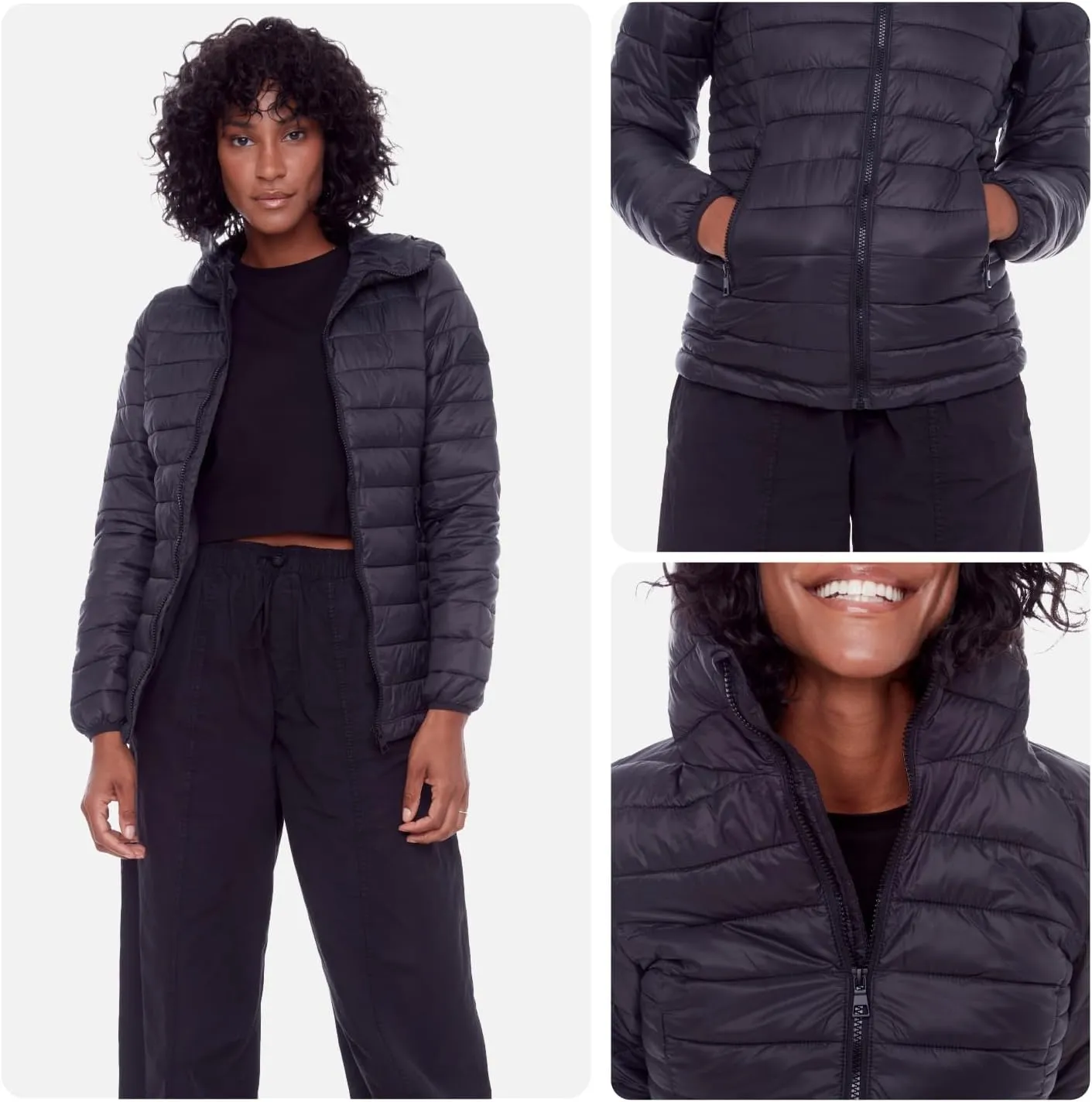ALPINE NORTH Yoho Womens Vegan Down Packable Puffer-Lightweight, Weather-Resistant Jacket With Hood For Women with Carry Bag