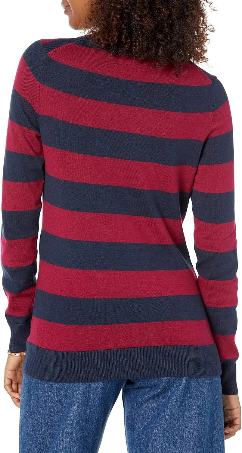 Amazon Essentials Women's Long-Sleeve Lightweight Crewneck Sweater (Available in Plus Size)