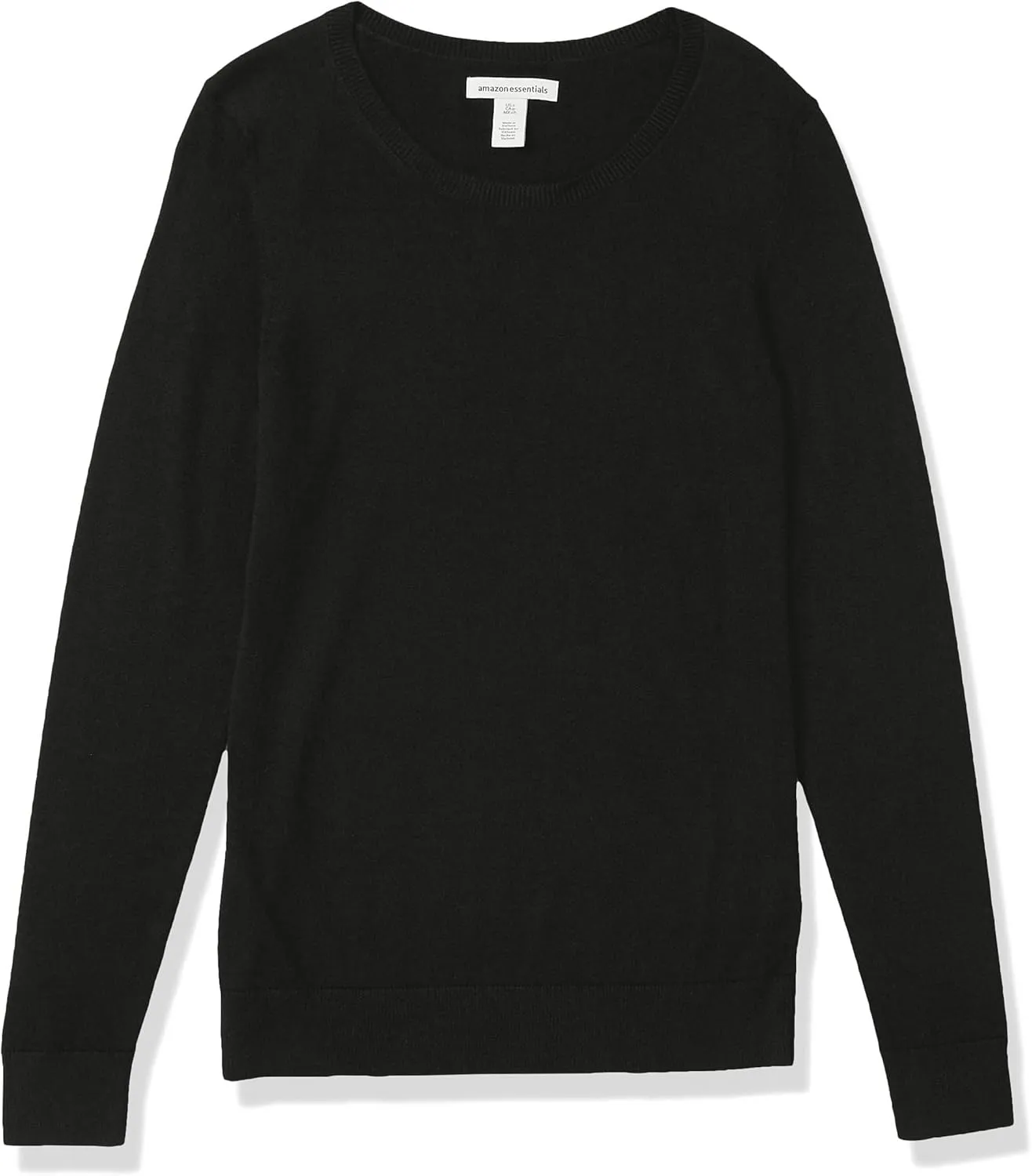 Amazon Essentials Women's Long-Sleeve Lightweight Crewneck Sweater (Available in Plus Size)