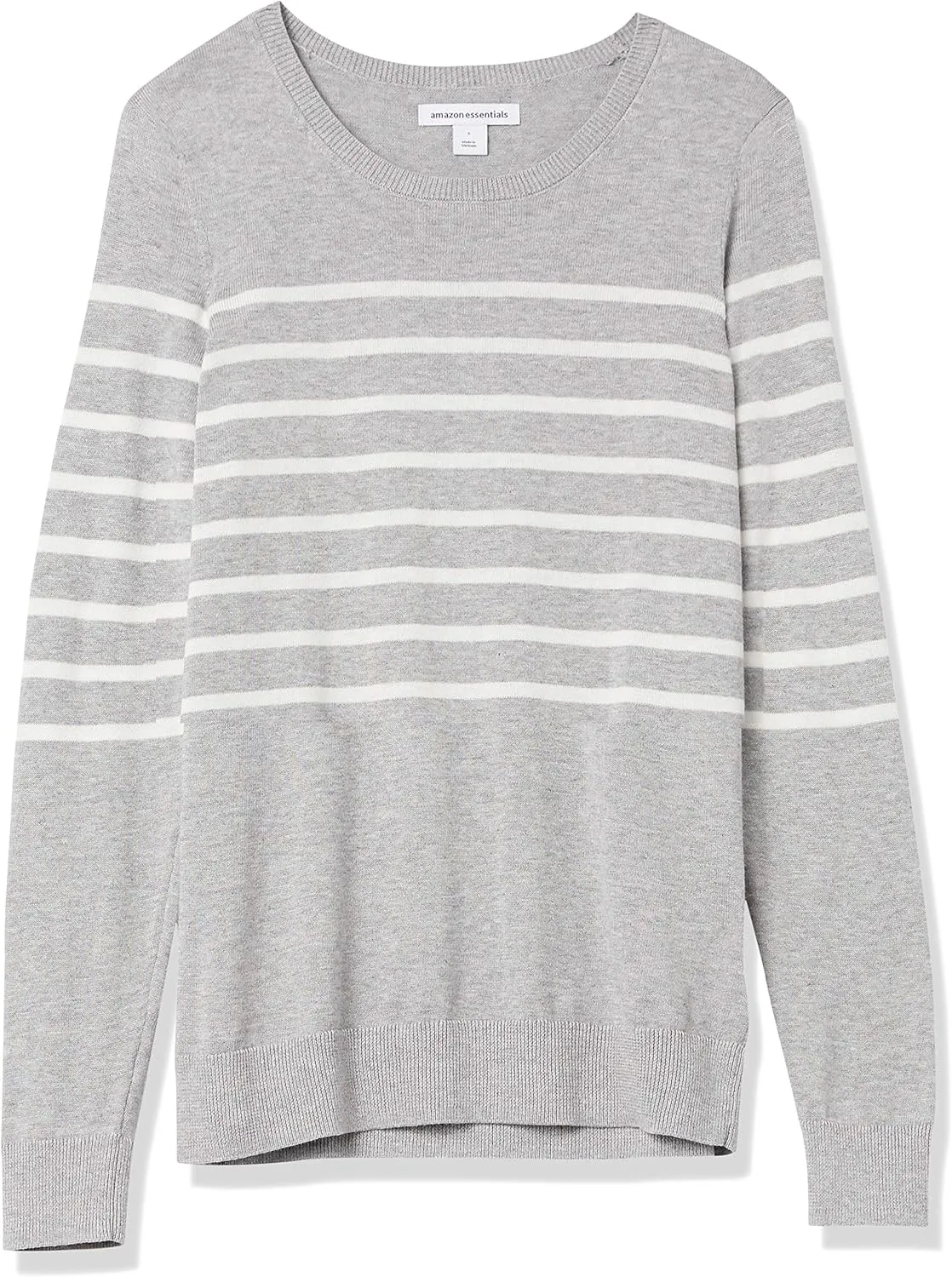 Amazon Essentials Women's Long-Sleeve Lightweight Crewneck Sweater (Available in Plus Size)
