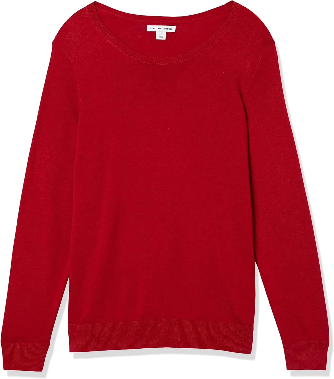 Amazon Essentials Women's Long-Sleeve Lightweight Crewneck Sweater (Available in Plus Size)
