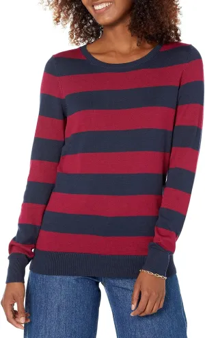 Amazon Essentials Women's Long-Sleeve Lightweight Crewneck Sweater (Available in Plus Size)