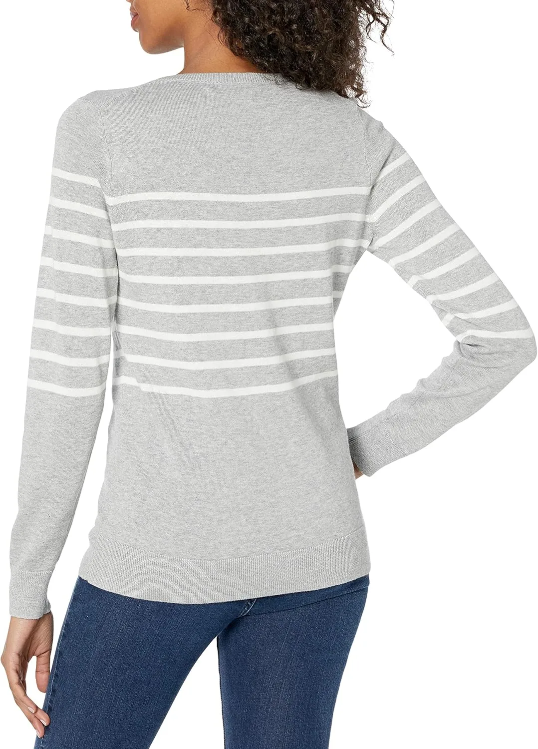 Amazon Essentials Women's Long-Sleeve Lightweight Crewneck Sweater (Available in Plus Size)