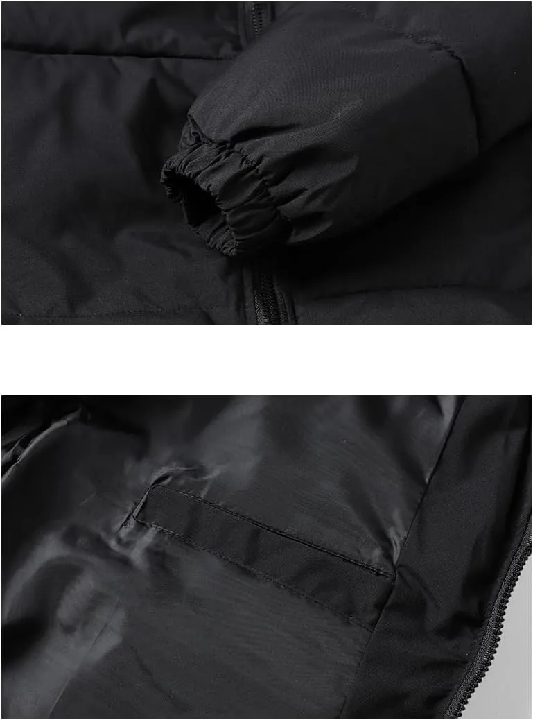 Autumn/Winter Men Warm Puffer Silk-like Cotton jackets Casual Men Padded Outwear Zipper Closure Long Sleeve Outdoor Coat