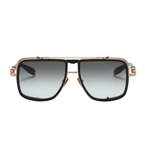 Balmain Men's Dark Grey Aviator Sunglasses