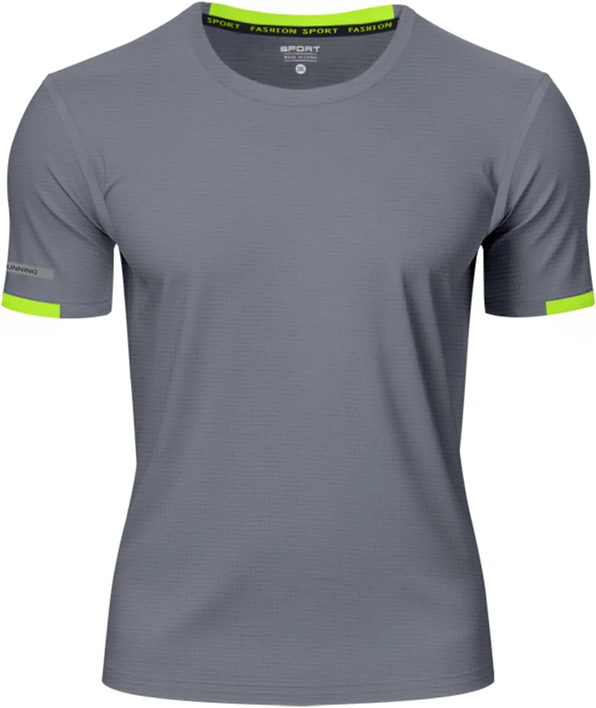 Beeswan Shirts for Men Short Sleeve Lightweight Athletic Running T Shirts Quick Dry Muscle Fit Moisture Wicking Tees