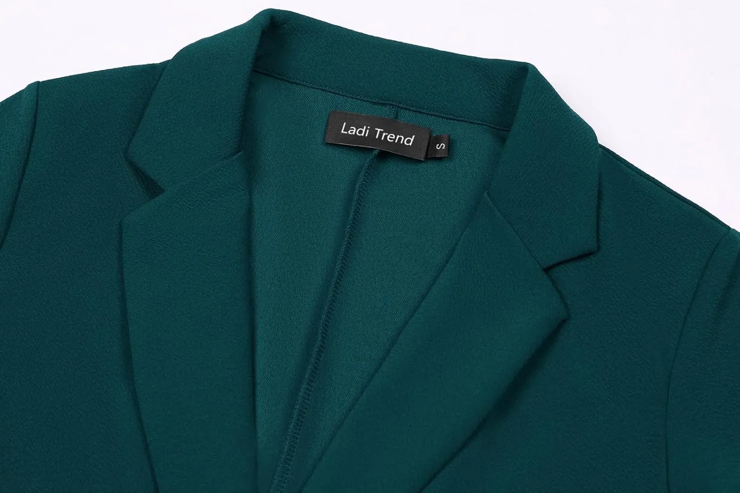 Blazers for Women Long Sleeve Button Front Blazer Notch Lapel Casual Work Office Suit Jackets with Pocket