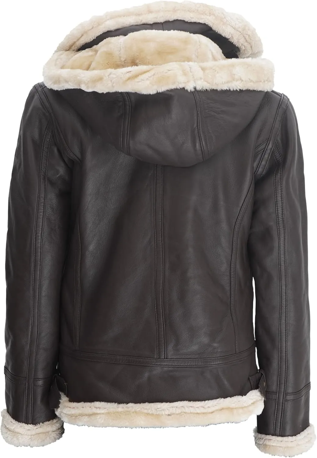 Blingsoul Womens Leather Jacket - Real Leather Winter Jackets for Women