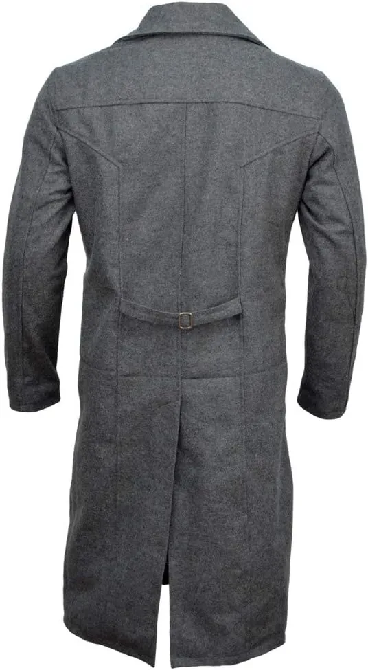 Bloodborne Game The Hunter Grey Wool Trench Coat for Mens