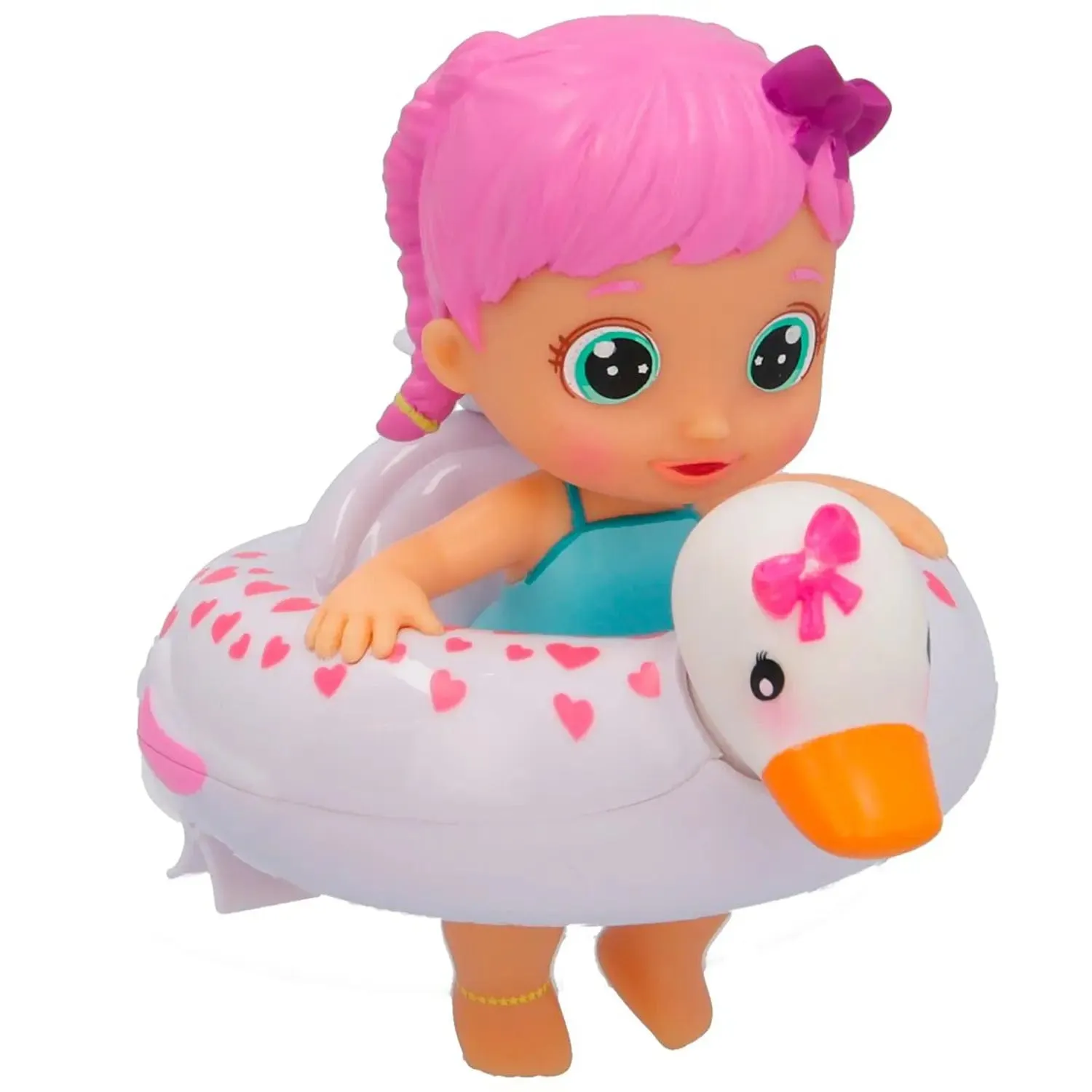 Bloopies Floaties Bath Toy Animal Design Ring Wind Up Paddles