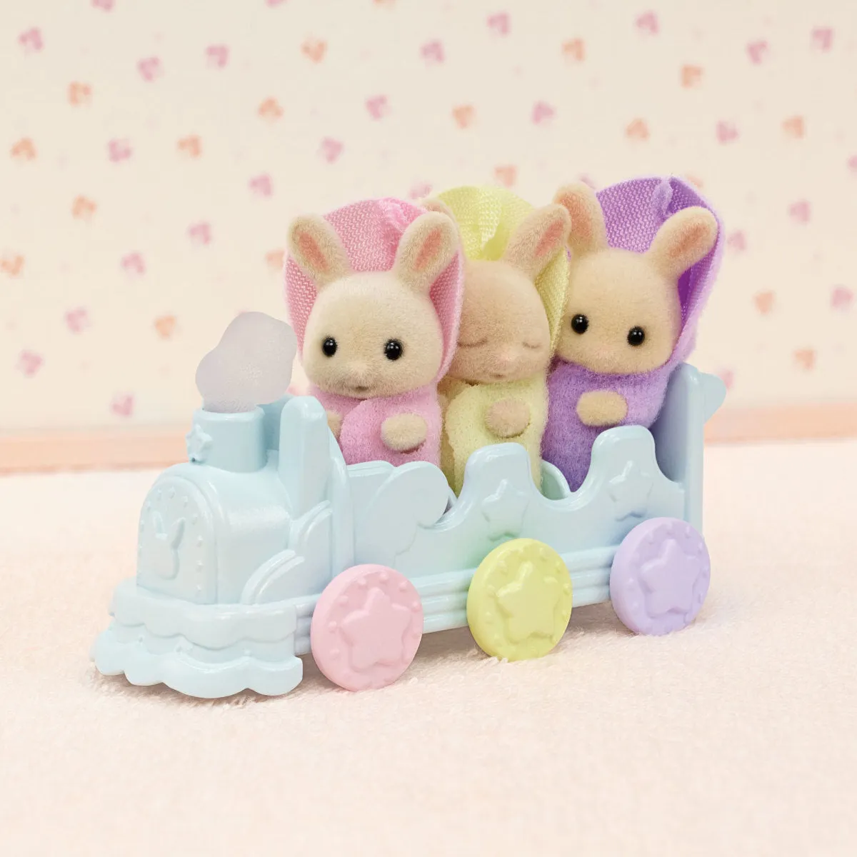 Calico Critters Triplets Baby Bathtime Set