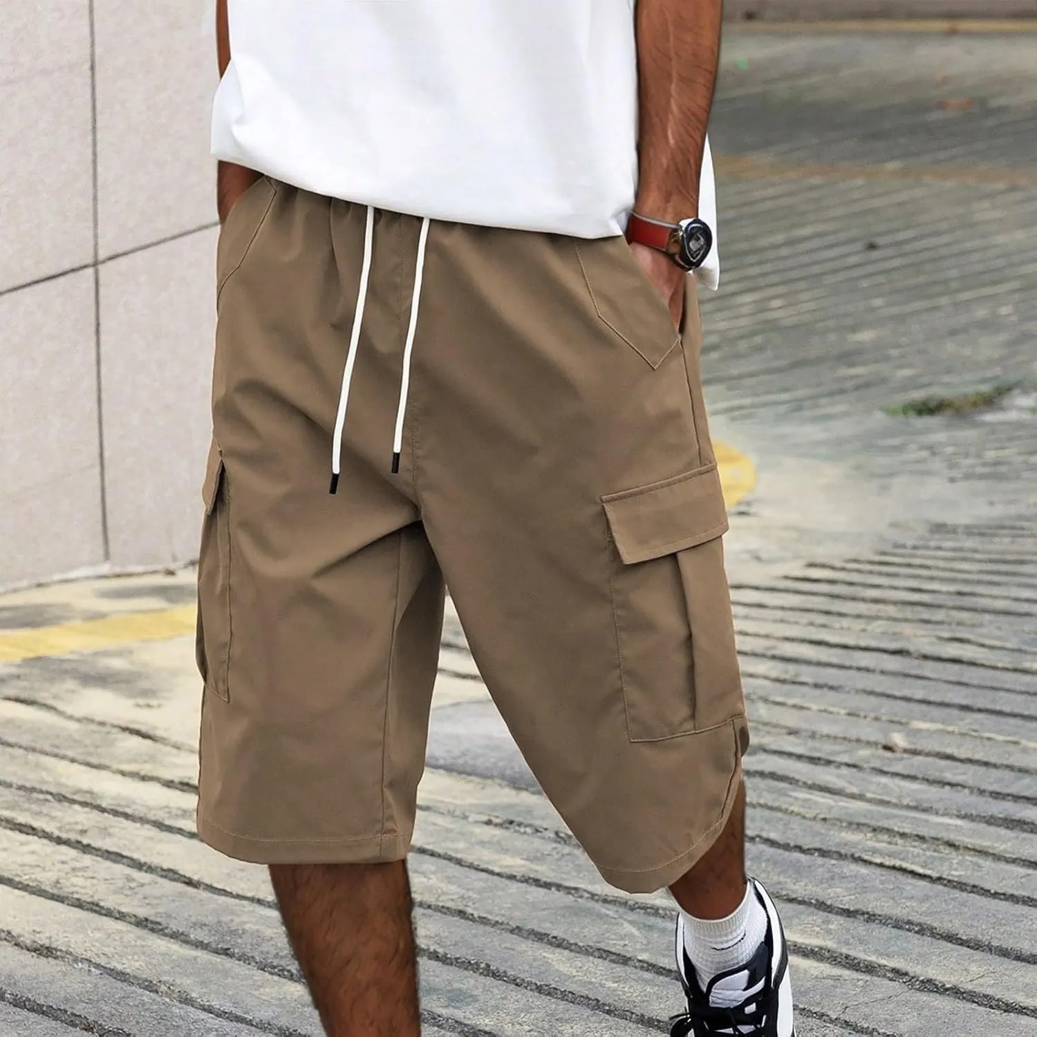 Cargo Sweatpants for Men Slacks Hiking Beach Stretch Joggers Thermal Slim Fit Body Yoga Wide Leg Leather Basketball