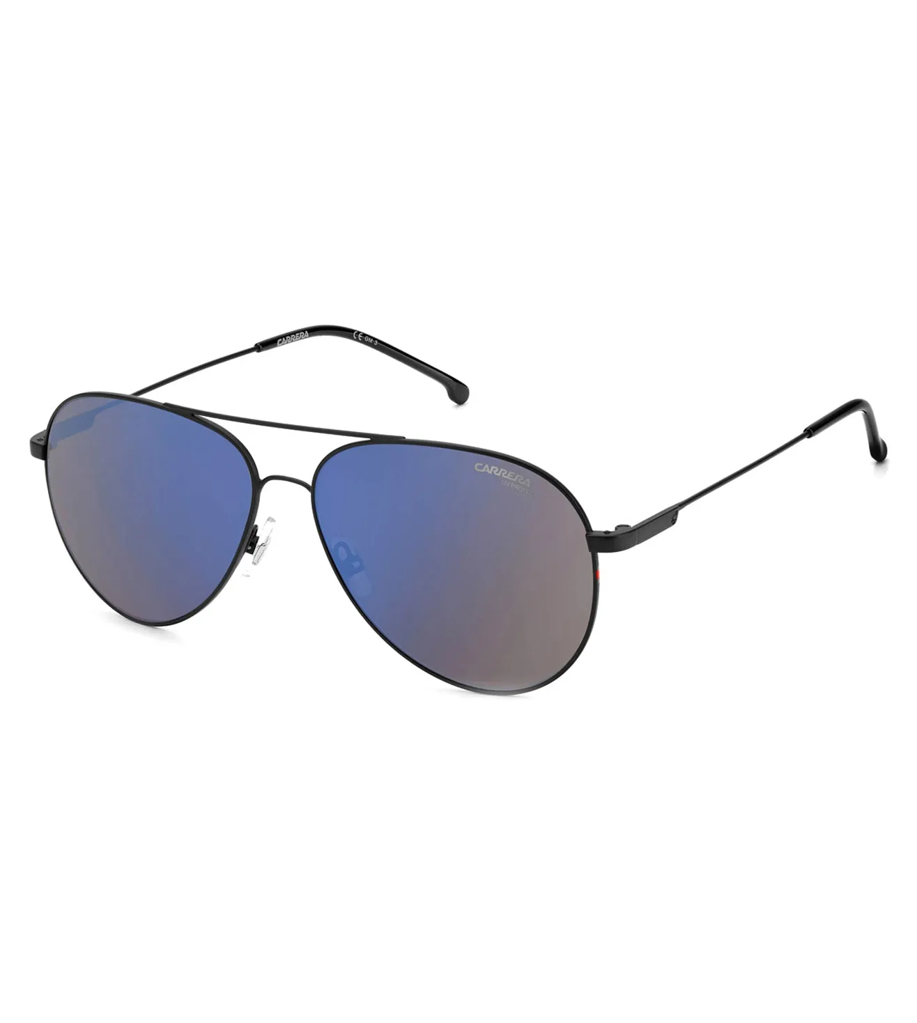 Carrera Unisex Grey-Blue Aviator Sunglasses
