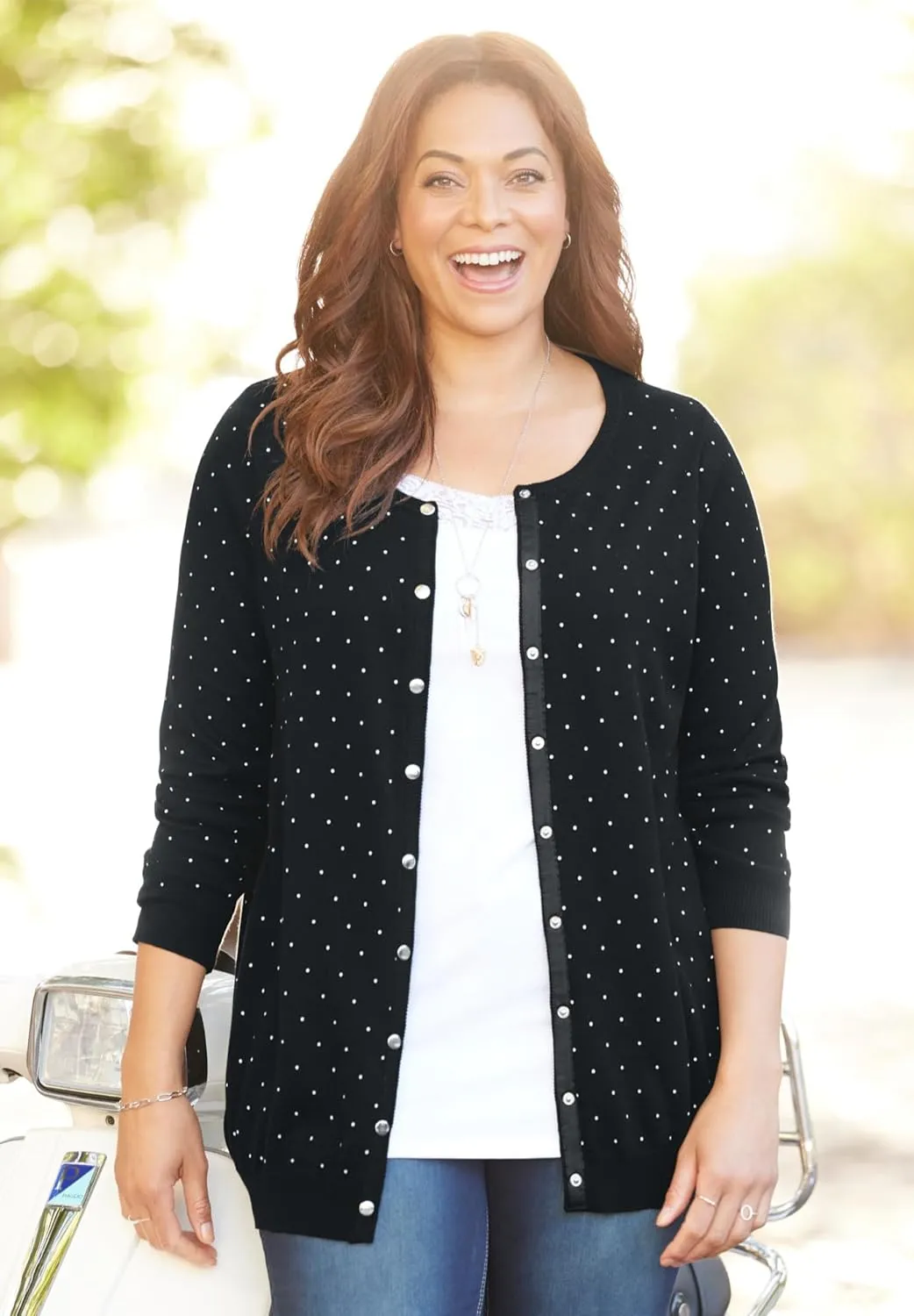 Catherines Women's Plus Size The Timeless Cardigan