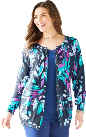 Catherines Women's Plus Size The Timeless Cardigan