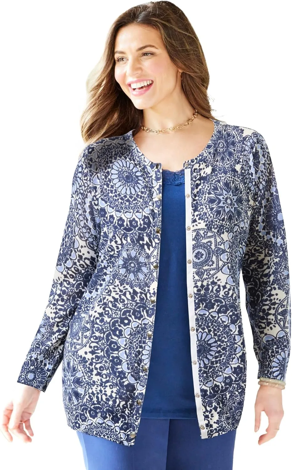 Catherines Women's Plus Size The Timeless Cardigan