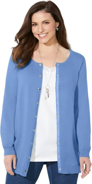 Catherines Women's Plus Size The Timeless Cardigan