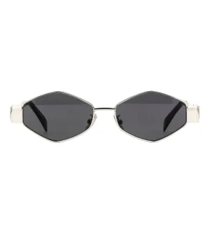 Celine Women's Grey Geometric Sunglasses