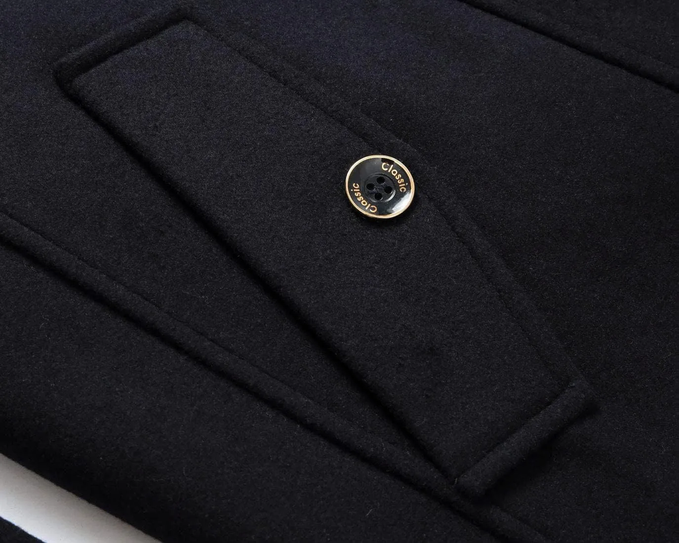 CHARTOU Men's Stylish Scarf Single Breasted Wool Walker Coat Thick Winter Jacket-6 Colors