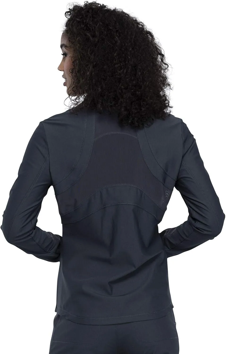 Cherokee Form Women Warm Up Scrubs Jacket Zip Front CK390
