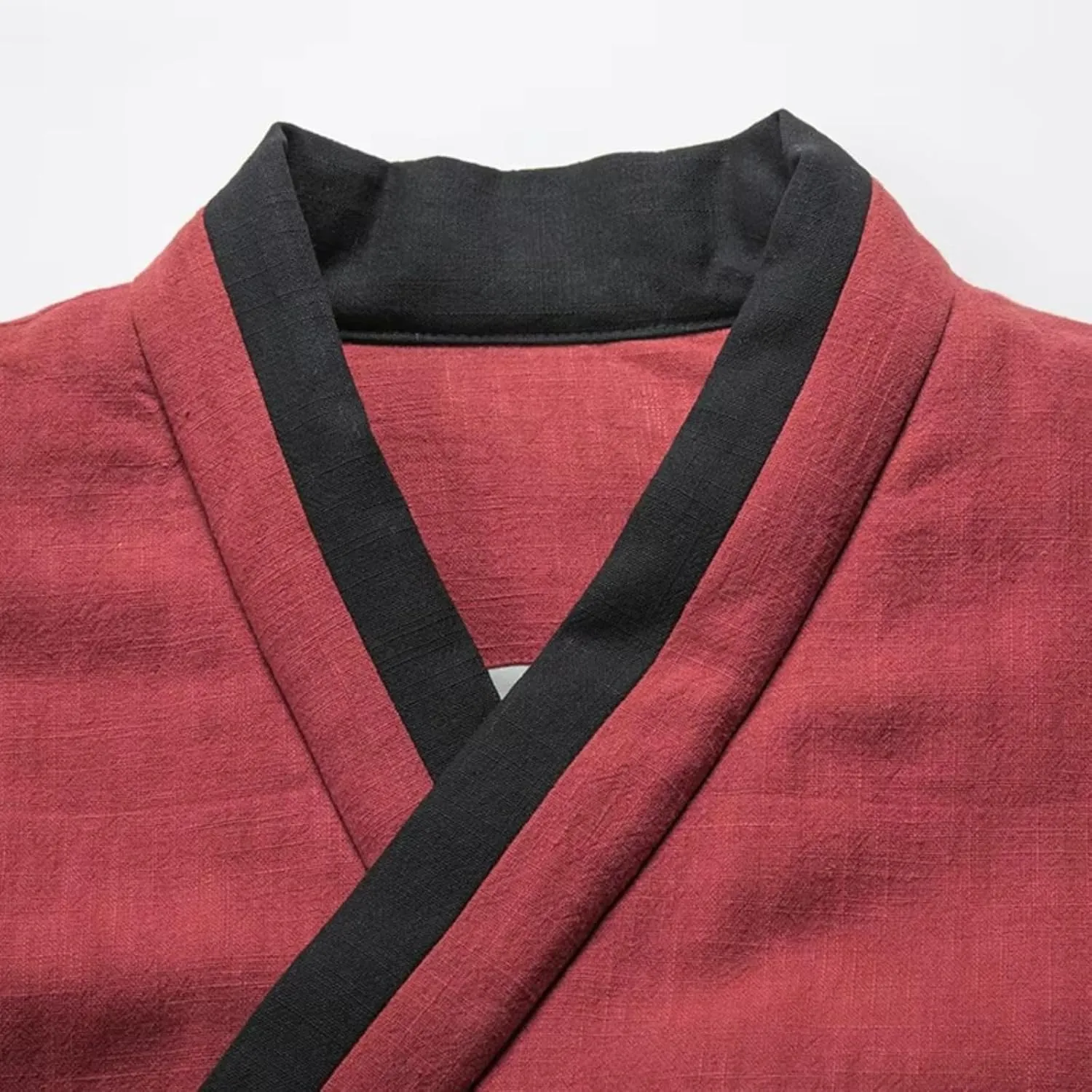 Chinese Style Parkas Men Streetwear Kimono Jacket Mens Kung Fu Cotton-padded Man Linen Coats Male Tang Suit