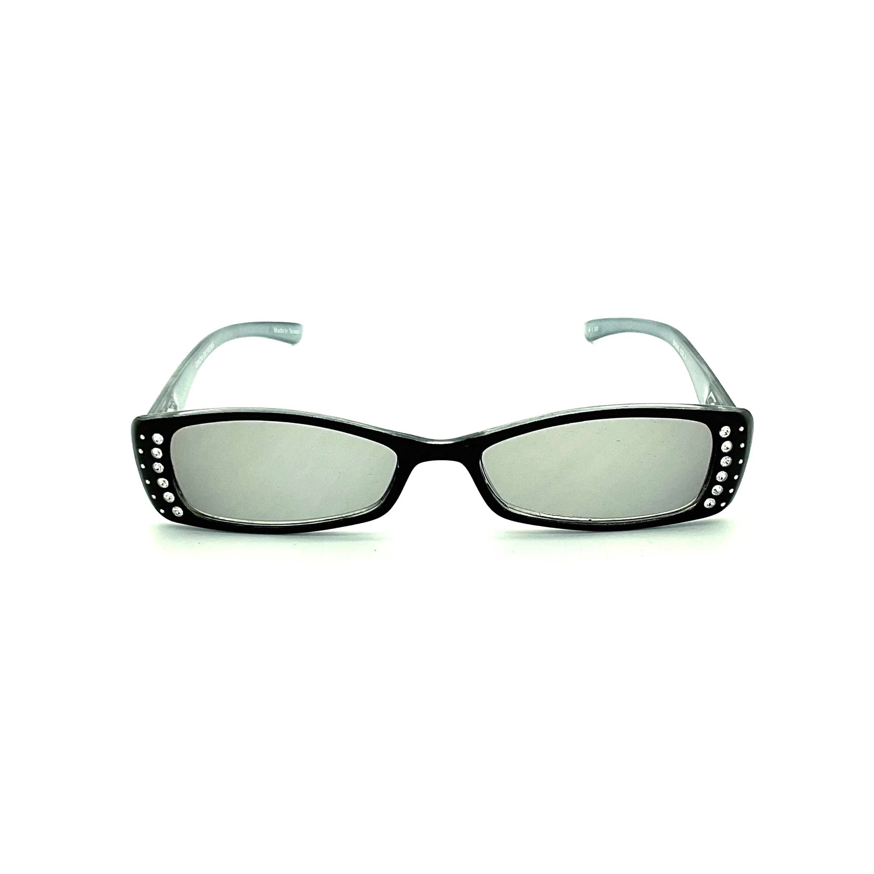 Cinzia Shine Fully Magnified Rhinestone Reading Sunglasses with Case