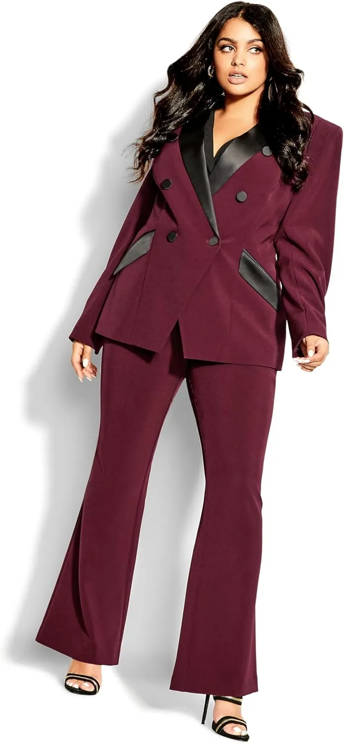 City Chic Women's Plus Size Jacket - Tuxe Luxe
