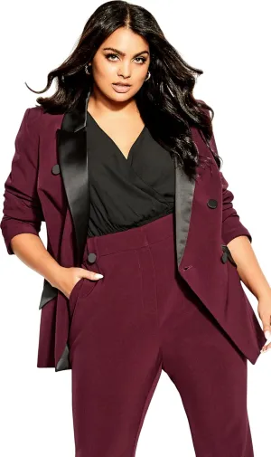 City Chic Women's Plus Size Jacket - Tuxe Luxe