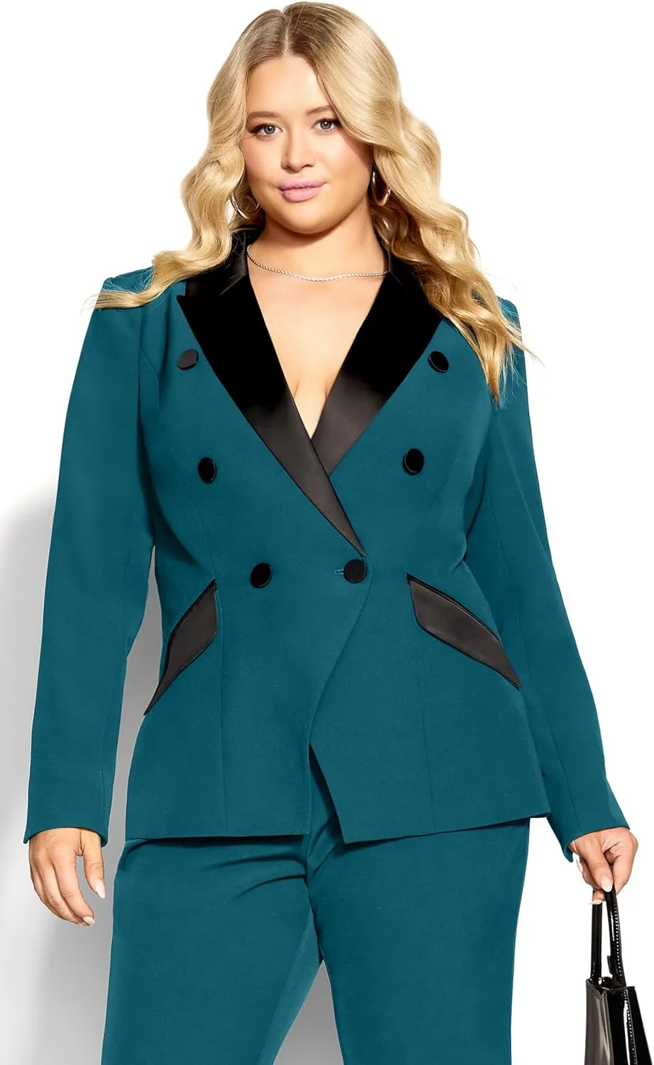 City Chic Women's Plus Size Jacket - Tuxe Luxe