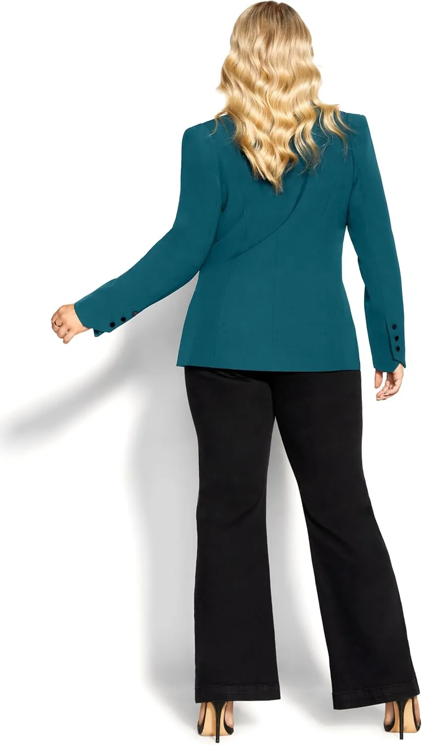 City Chic Women's Plus Size Jacket - Tuxe Luxe