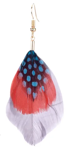 Colorful Feather Earrings