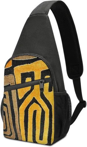 Contemporary African Mud Cloth Simple And Atmospheric Large Capacity Chest Bag