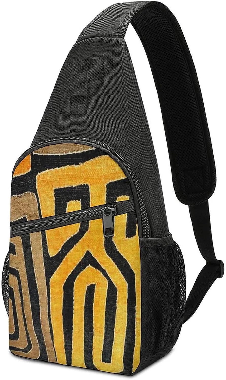 Contemporary African Mud Cloth Simple And Atmospheric Large Capacity Chest Bag