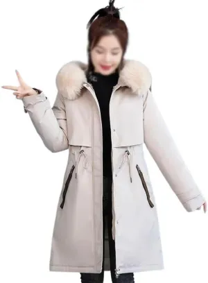 Cotton Padded Winter Jacket Women Warm Hooded Parkas Coat Down Jacket Female Outerwear