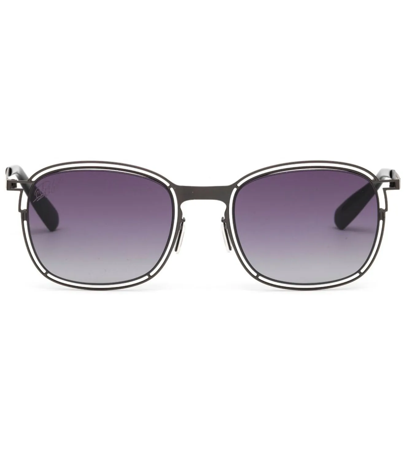 CR7 Unisex Grey Square Sunglasses
