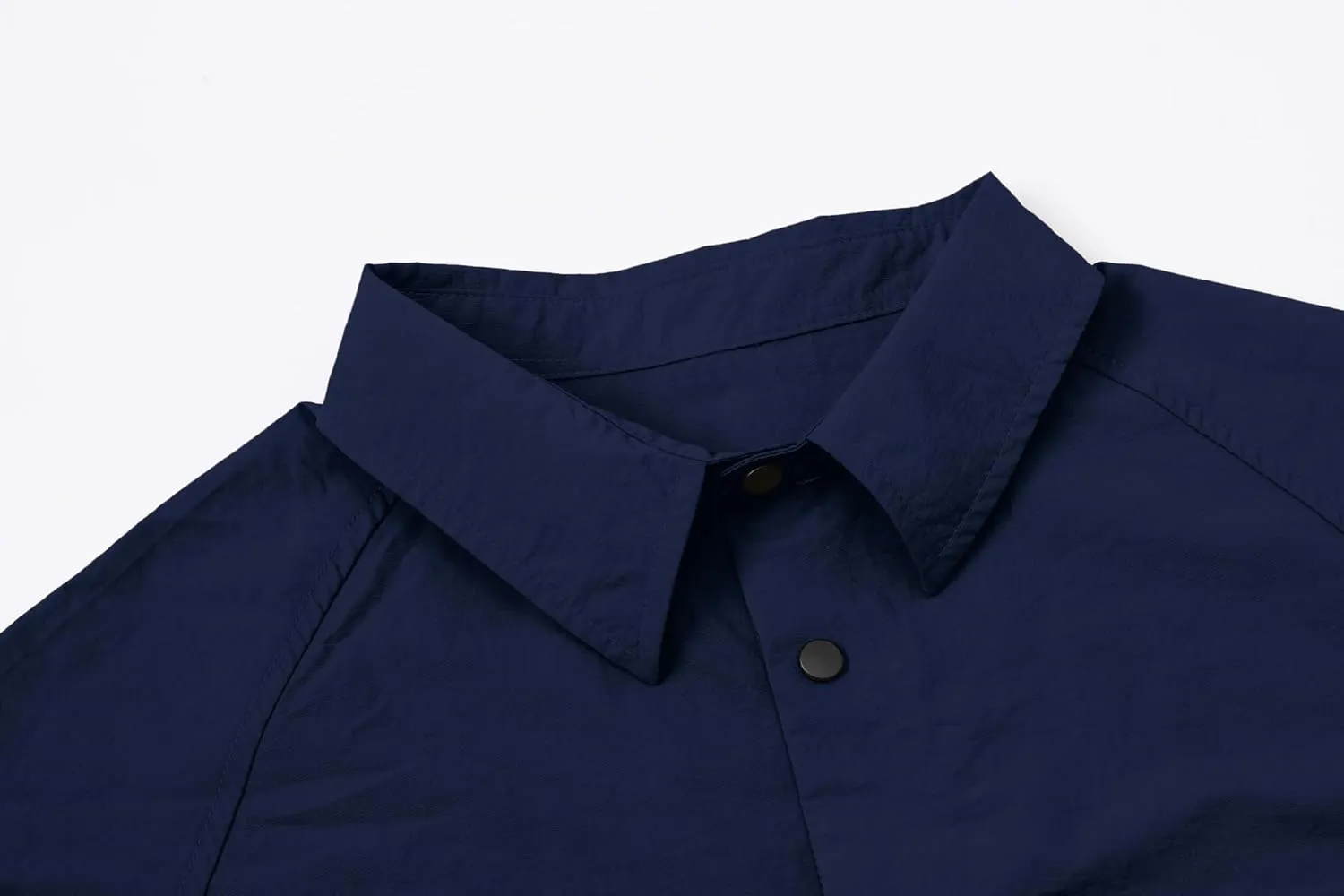 Cromoncent Men's Western Snap Short Sleeve Shirt Casual Two Pockets Quick Dry Waterproof Work Shirts