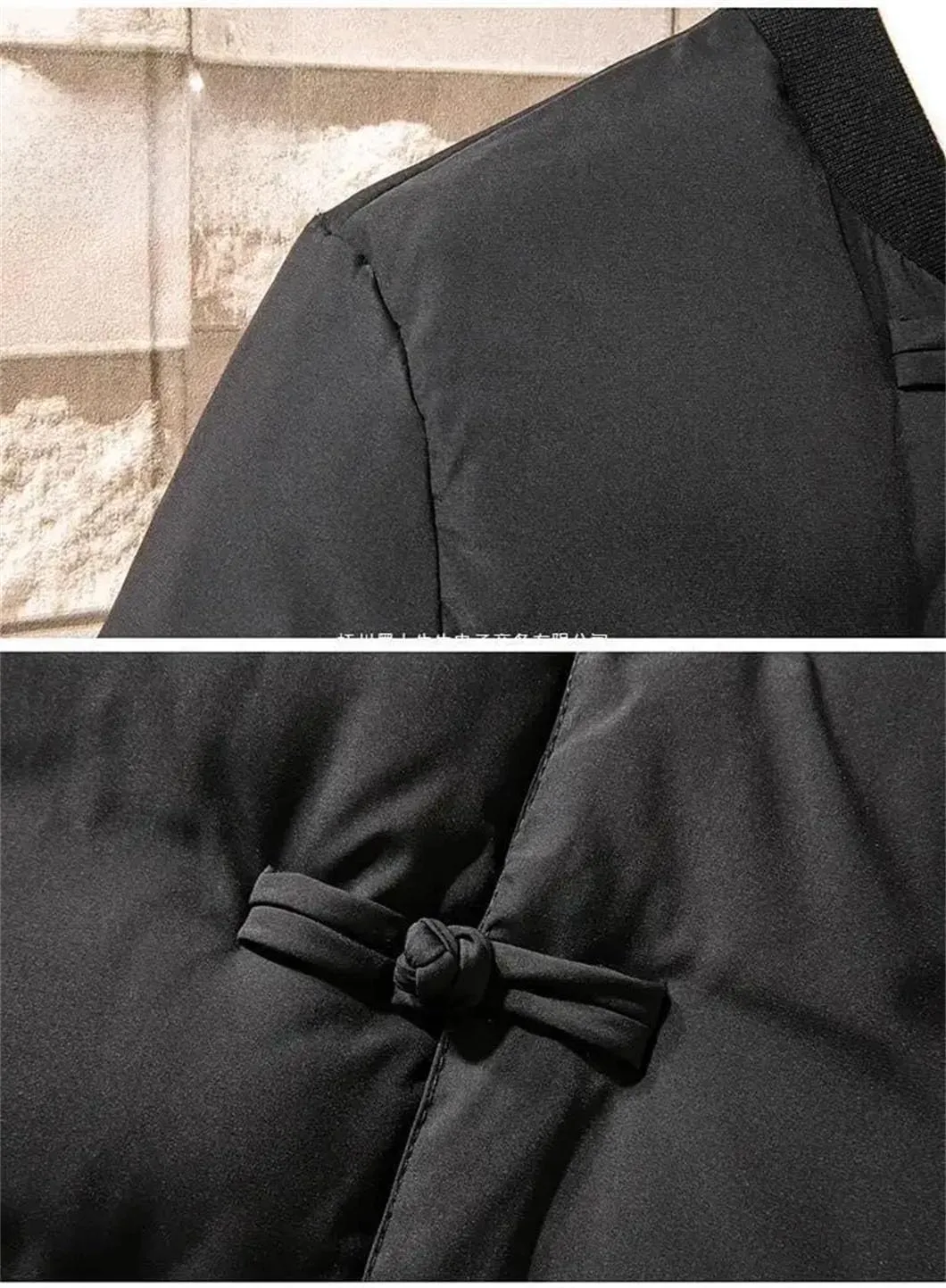 DBFBDTU Vintage Chinese Style Men's Cotton-Padded Coat Buttons Down Cotton Jacket For Men Jacket