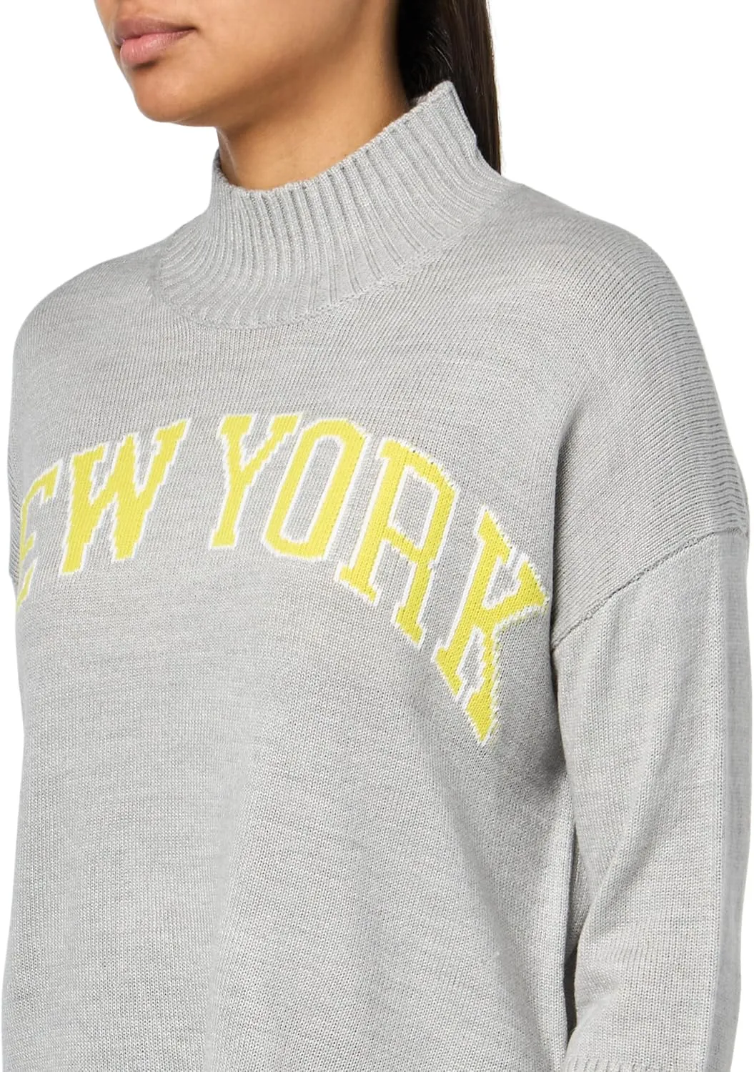 DKNY Women's Varsity Soft Trendy Warm Sweater
