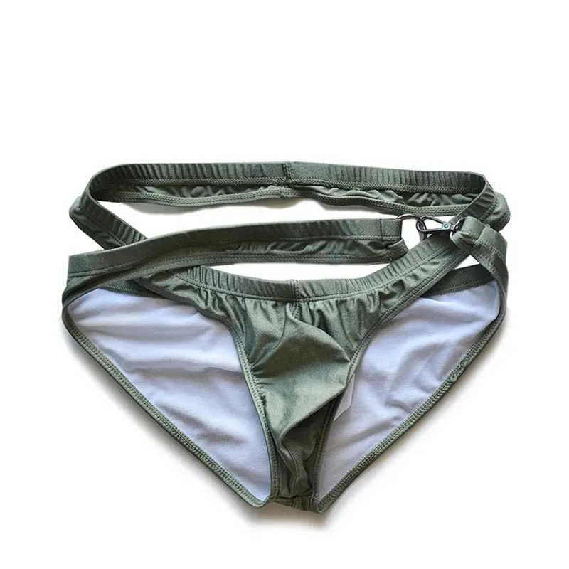 DM Criss Cross Buckle Swim Briefs