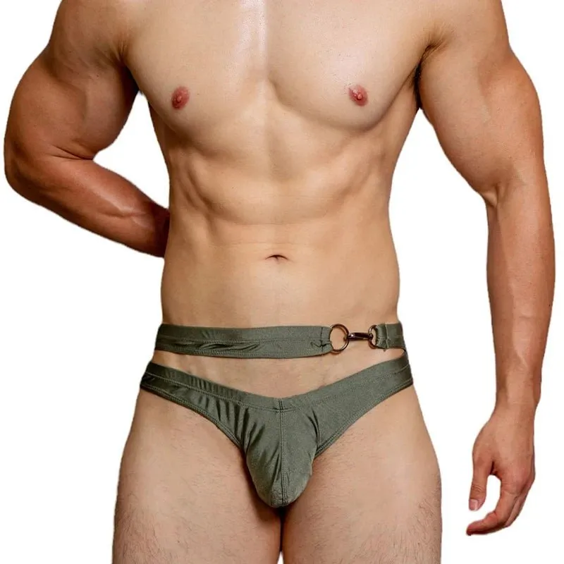 DM Criss Cross Buckle Swim Briefs