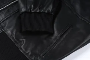 Embrace C-y-b-e-r-P-u-n-k in the Halloween Samurai Black Hooded Gaming 100% Real leather Jacket