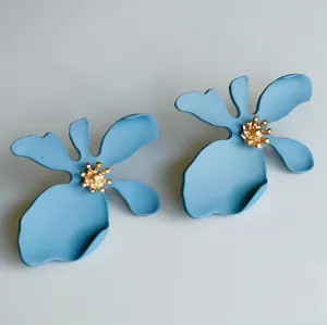 Exotic Flower Bloom Earrings