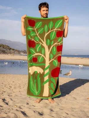 Garden of Eden Towel - Green Multi