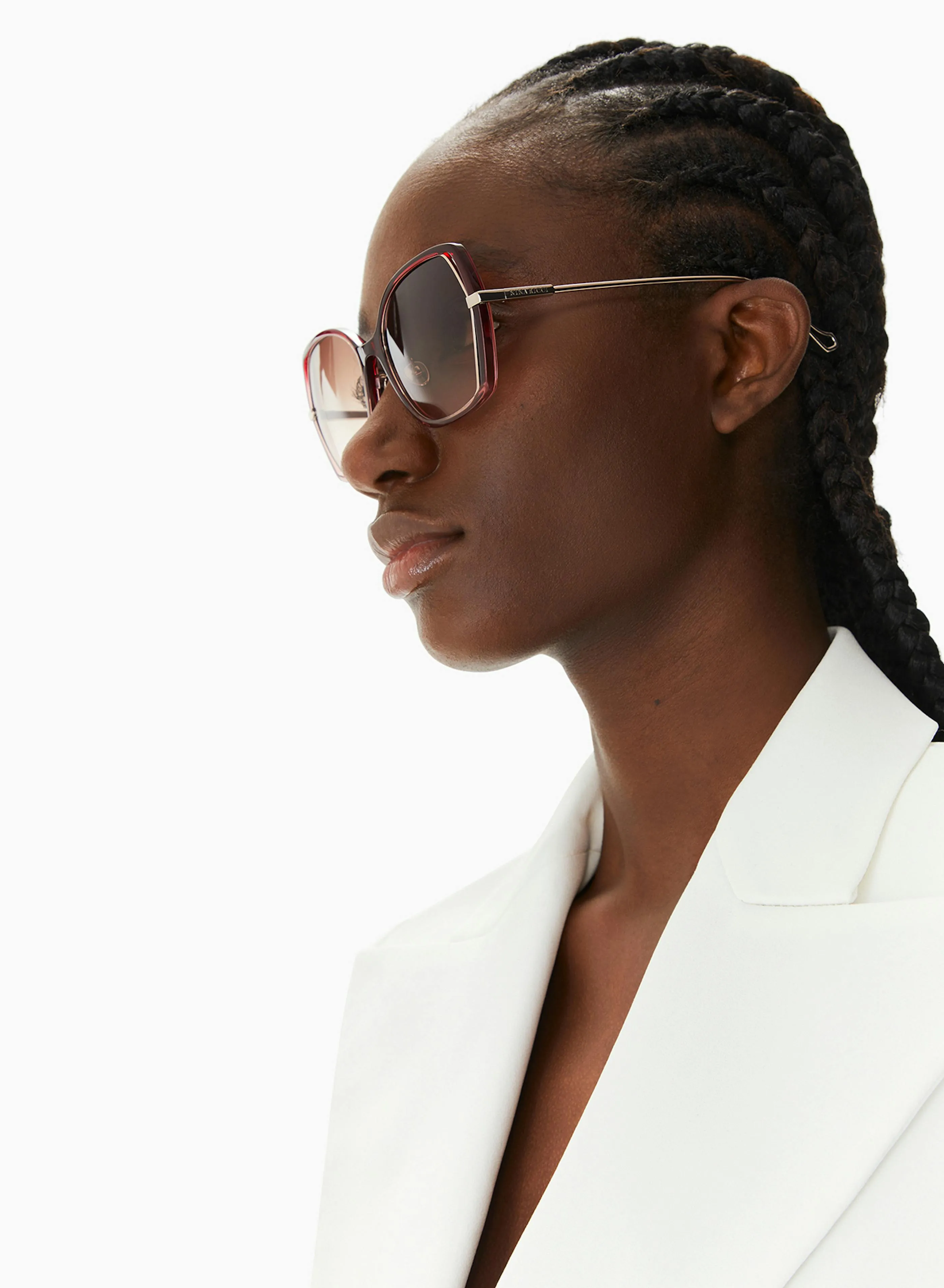 Geometric Sunglasses in Metal