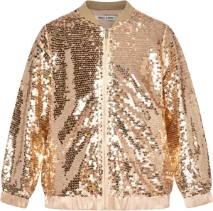 GRACE KARIN Girls Sequin Jacket Kids Bomber Zip Outwear Sparkle Fall Costume Top Dress Coat Size 5-14