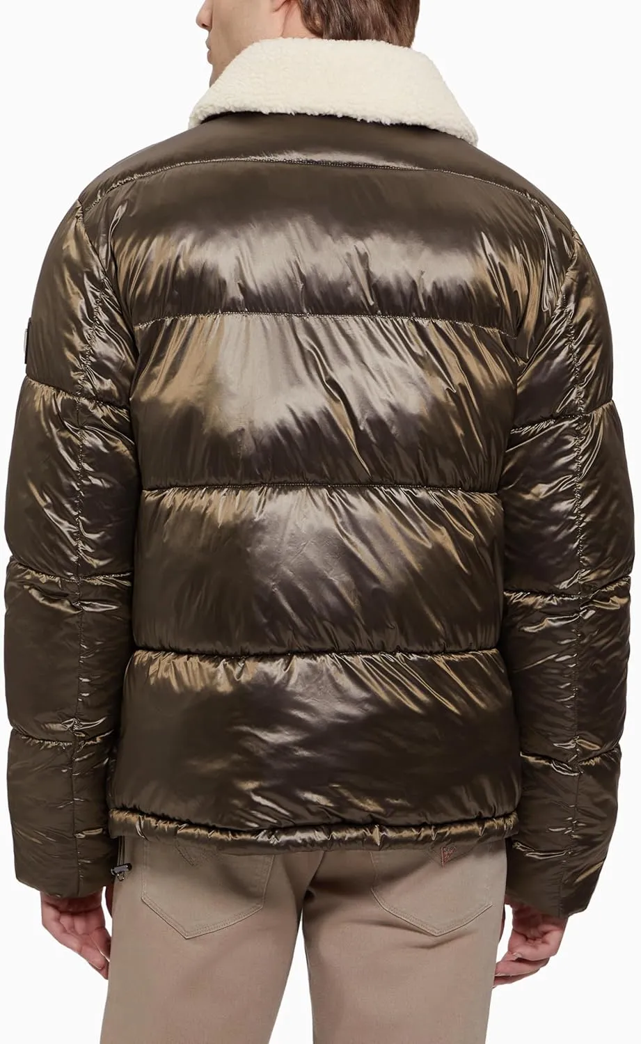GUESS Men's Cassidy Puffer Quilted Jacket
