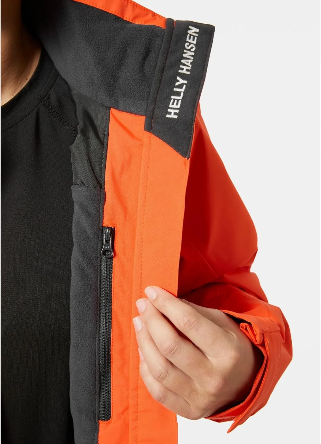 Helly-Hansen Crew Midlayer Jacket 2.0 for Women - Stylish Waterproof Coat with Fleece-Lined Comfort
