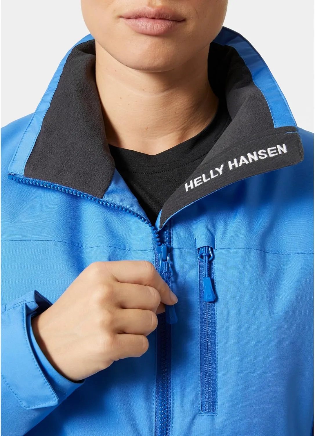 Helly-Hansen Crew Midlayer Jacket 2.0 for Women - Stylish Waterproof Coat with Fleece-Lined Comfort